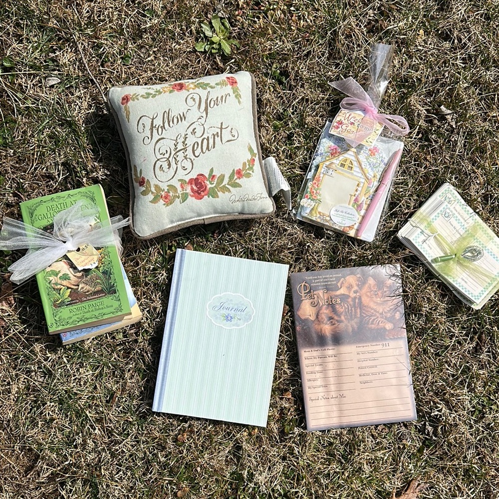 Victorian Mystery Book with Tulle Wrap